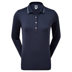 ZHZH594 camisa térmica feminina manga longa azul marinho Footjoy marinha