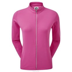 ZHZH636 camada intermediária rosa com zíper completo Footjoy rosa