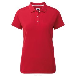 ZHZH713 vermelho stretch piquê sólido feminino Footjoy vermelho