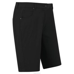 ZHZH718 shorts elásticos golfleisure femininos pretos Footjoy preto