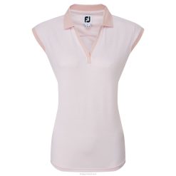 ZHZH732 blush feminino rosa e branco listrado de ponta a ponta Footjoy blush rosa-branco