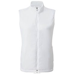 ZHZH744 colete isolado leve feminino branco Footjoy branco