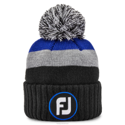ZHZH804 chapéu bobble preto-cinza-royal fj Footjoy preto-cinza-real