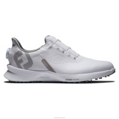 ZHZH866 boa de combustível fj branco-cinza Footjoy branco-cinza