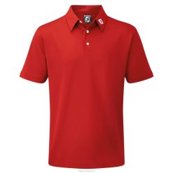 ZHZH893 stretch piquê vermelho sólido Footjoy vermelho