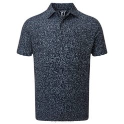 ZHZH909 estampa de granito lisle marinho Footjoy marinha