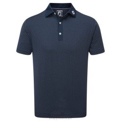 ZHZH921 estampa de pontos de diamante lisle branco marinho Footjoy branco marinho