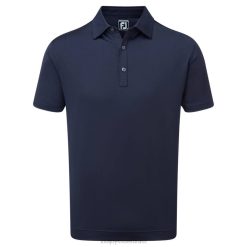 ZHZH943 fio slub azul marinho sólido Footjoy marinha